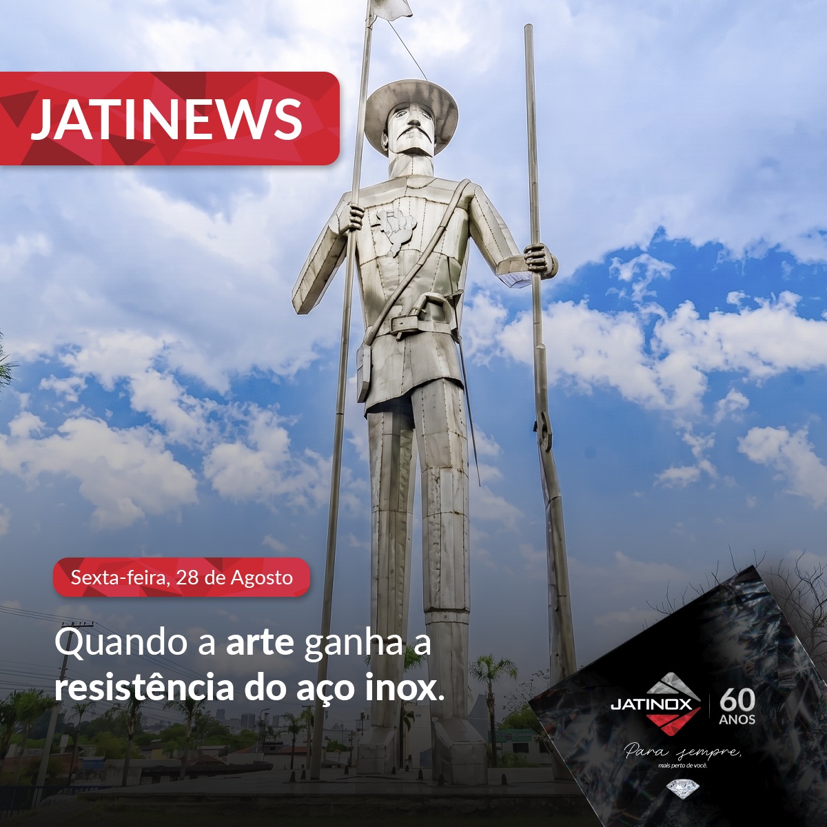 Quando a arte ganha a resistência do aço inox Quando a arte ganha a resistência do aço inox