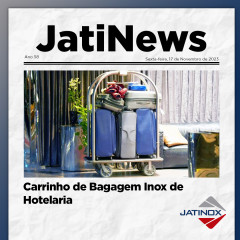Carrinho de Bagagem Inox de Hotelaria Carrinho de Bagagem Inox de Hotelaria